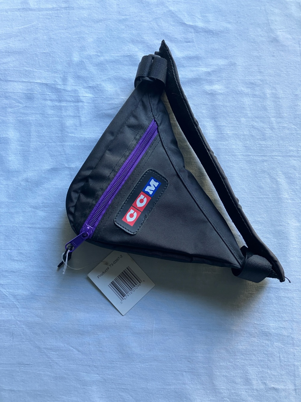 Vintage CCM Bicycle Bike Frame Storage Bag Triangle shape